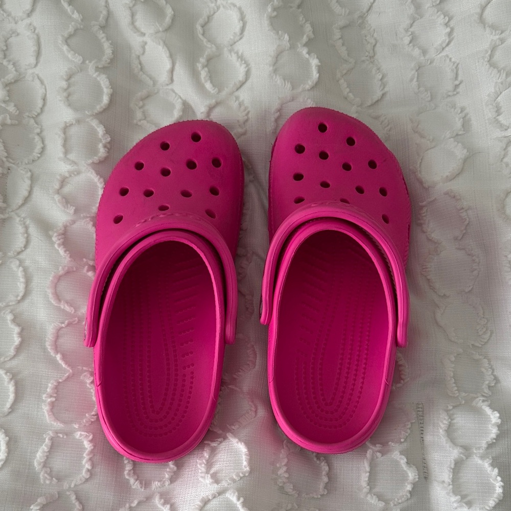 CROCS Kids Bright Pink Sandals